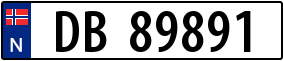 Truck License Plate